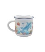 CUP CERAMIC W/ UNDER WATER PRINTED 3"