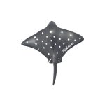 POLY MANTA MAGNET W/ WHITE DOT 4"