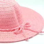 LADIES RATTAN HAT W/ SHELL - Image 2