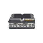 WOODEN ASHTRAY SQUARE SILVER - 4"