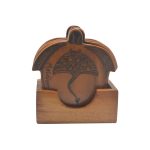 WOOD COSTER HAND MADE 1X6 W/BOX