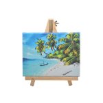 PAINTED CANVAS 19.5 X 14.80 CM - Image 9