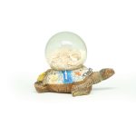 TURLE POLY GLASS BALL W/SHELL