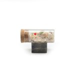 SAND BOTTLE W/SHELL & STAND SMALL