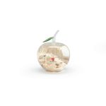GLASS BALL APPLE SHAPE MEDIUM