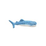 SOFT TOYS WHALE SHARK BLUE W/ WHITE DOT - 11"