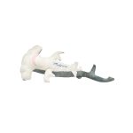 SOFT TOYS HAMMER HEAD SHARK GREY - 13" - Image 2