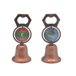 DINNER COPPER BELL W/ BOTTLE OPENNER 4"