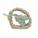 POLY MANTHA ON CORAL W/ HANDLE - Image 2