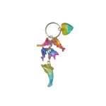KEYCHAIN DOLPHIN W/4BABY DOLPH - Image 3