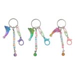 KEYRING MALDIVES DICES W/ DOLPHIN