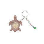 KEYRING BIG TURTLE W/SAND DICES MALDIVES - Image 3
