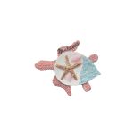 POLY MAGNET PINK TURTLE 3"