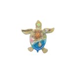 POLY TURTLE MAGNET W/ BABY TURTLE & SHELL