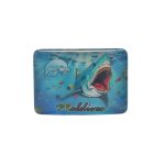 GLASS MAGNET RECTANGLE SHARK & DOLPHIN 3"