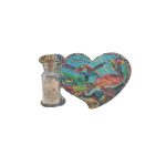 POLY MAGNET I LOVE W/ SAND BOTTLE 3"