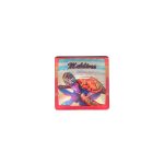 GLASS MAGNET SQUARE SINGLE TURTLE 1.5"