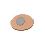 POLY MAGNET LIKE WOOD OVAL W/ HEAMMER HEAD SHARK 3" - Image 2