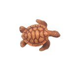 POLY LIKE WOOD TURTLE 3"