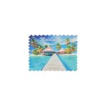 POLY STAMP MAGNET W/ WATER VILLA