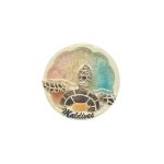 POLY MAGNET ROUND W/ TURTLE