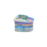 POLY JEWEL BOX W/ 2 COCO TREE