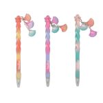 PEN TWISTED MIX COLOUR W/SHELL