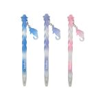 PEN TWISTED MIX COLOUR W/SEA HORSES