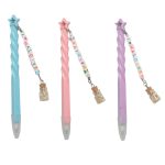 PEN TWISTED MIX COLOUR W/SAND BOTTLE & DICE MALDIVES