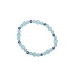 BRACELETE, HOWLIGHT STONE WITH SMALL BLUE COLOR BEADS