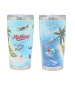 VACUUM TUMBLER, WHALE SHARK PRINTED 20OZ