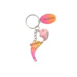 KEYCHAIN DOLPHIN W/BELL MIX CO