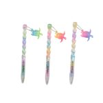 RAINBOW PEN TWIST W/TURTLE