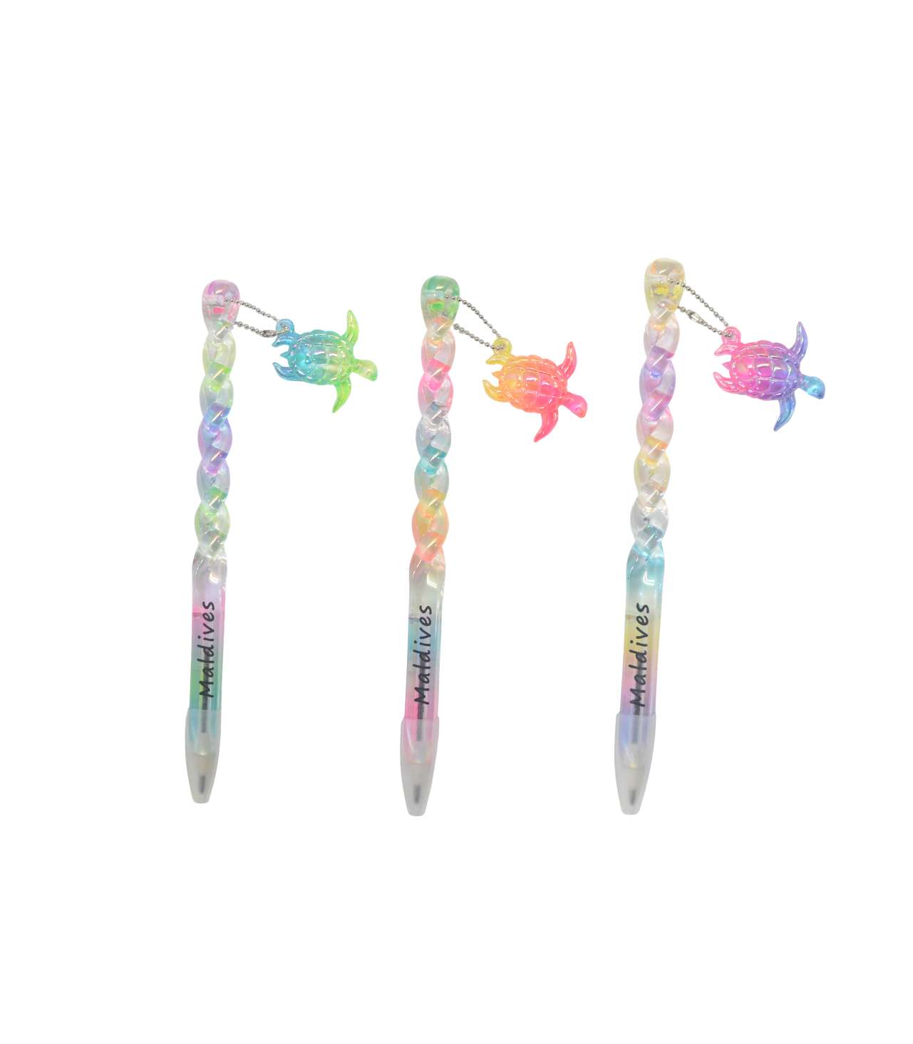 62279 RAINBOW PEN TWIST W/TURTLE - Image 1