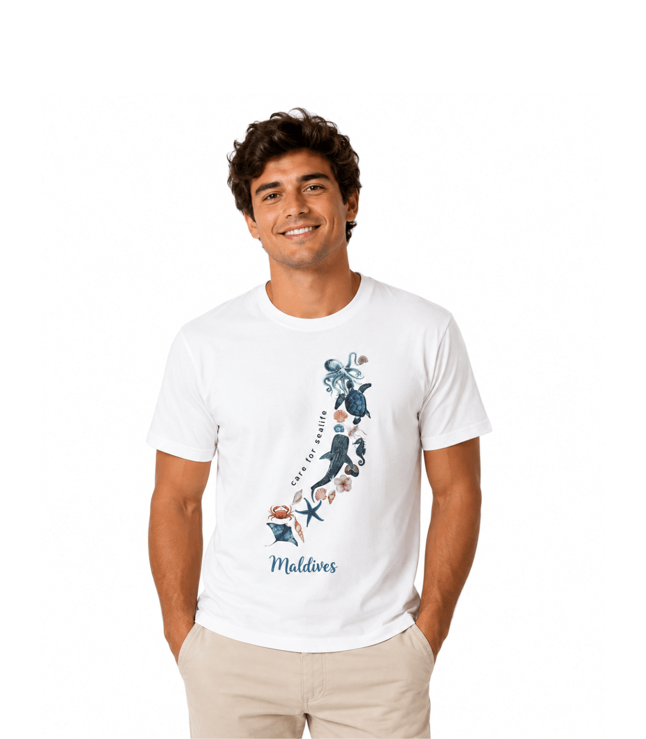 Z-WHT-119 (1) T- SHIRT ADULT PRINTED - MM - Image 1