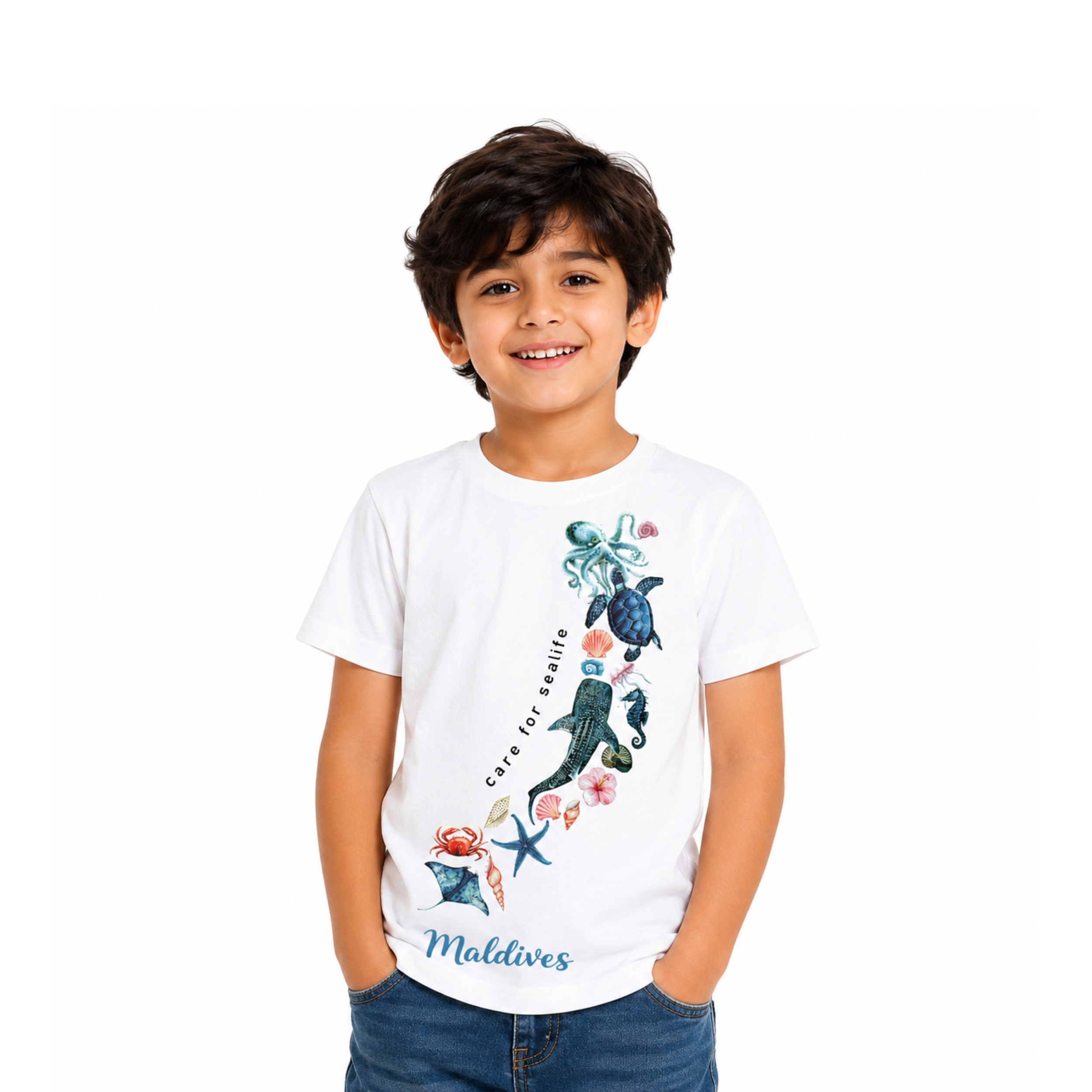 Z-WHT-119K T- SHIRT KIDS PRINTED - MM - Image 1