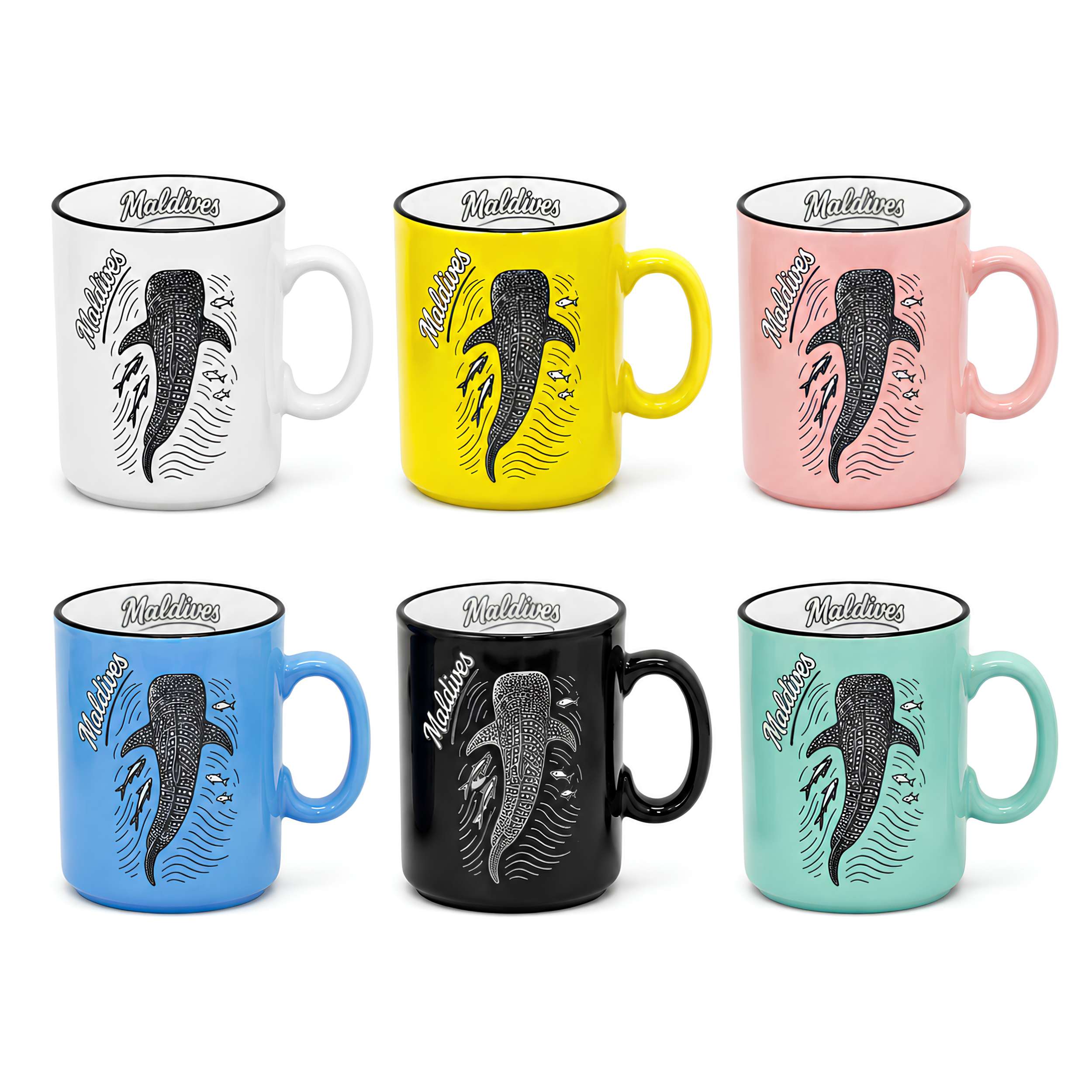 63078 MUG SMALL 3" WHALE SHARK DESIGN - Image 1