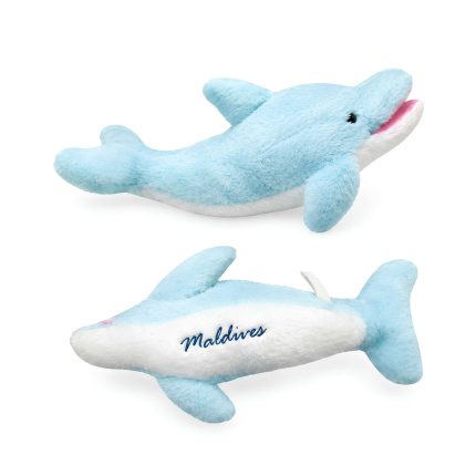 SOFT TOYS DOLPHIN L/BLUE 16"